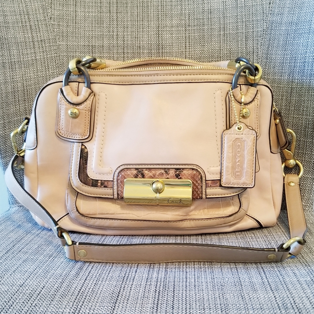 Coach Kristin Double Zipper Satchel